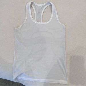 White Lululemon Tank